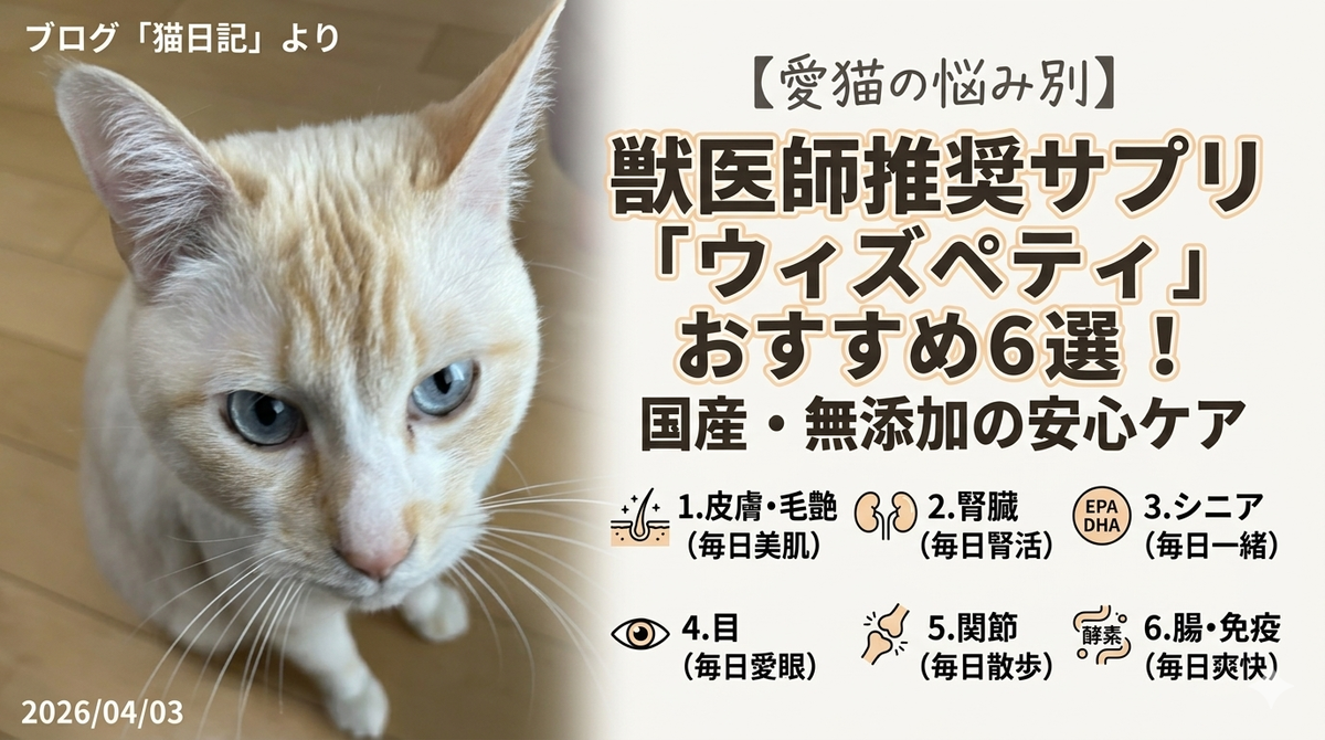 猫用サプリメント・ウィズペティの紹介