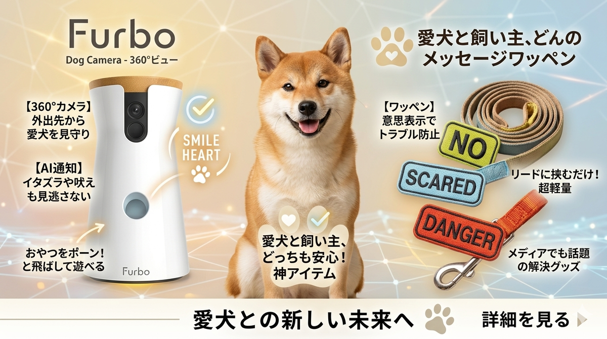 愛犬との暮らしを快適にするアイテム