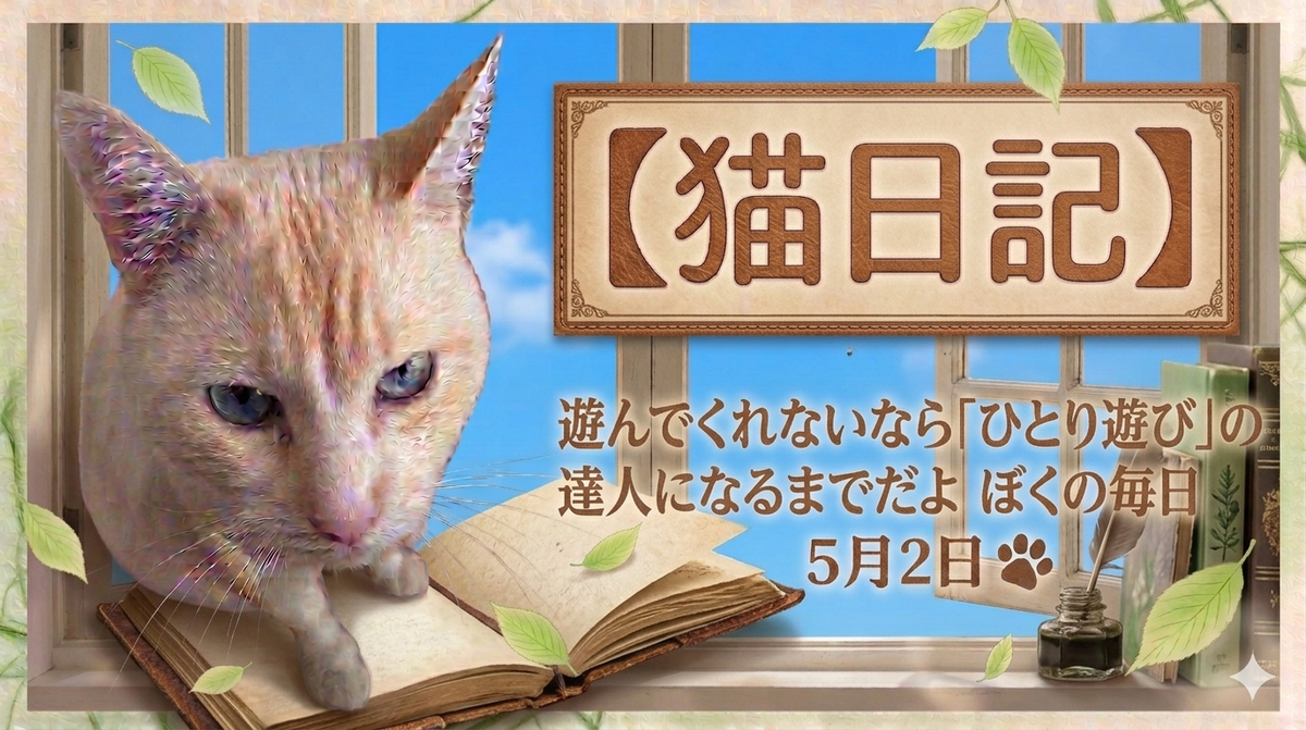 仕事中のパパとぼく