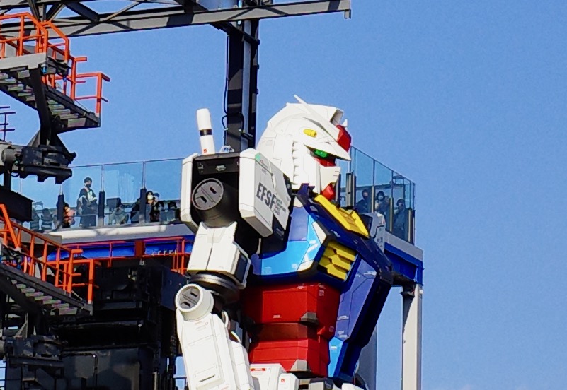 横浜ガンダム動く GUNDAM FACTORY YOKOHAMA - 気になったので、撮って