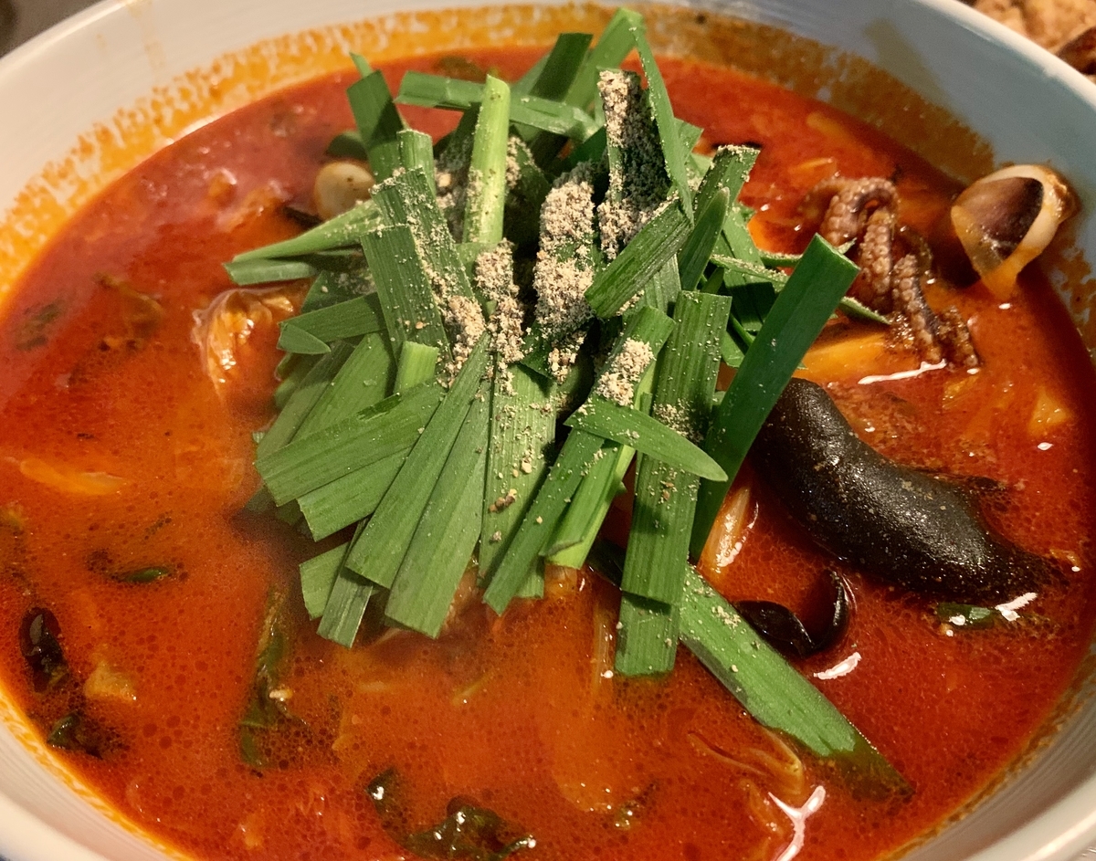 ホシギ2羽チキンのキョドンチャンポン