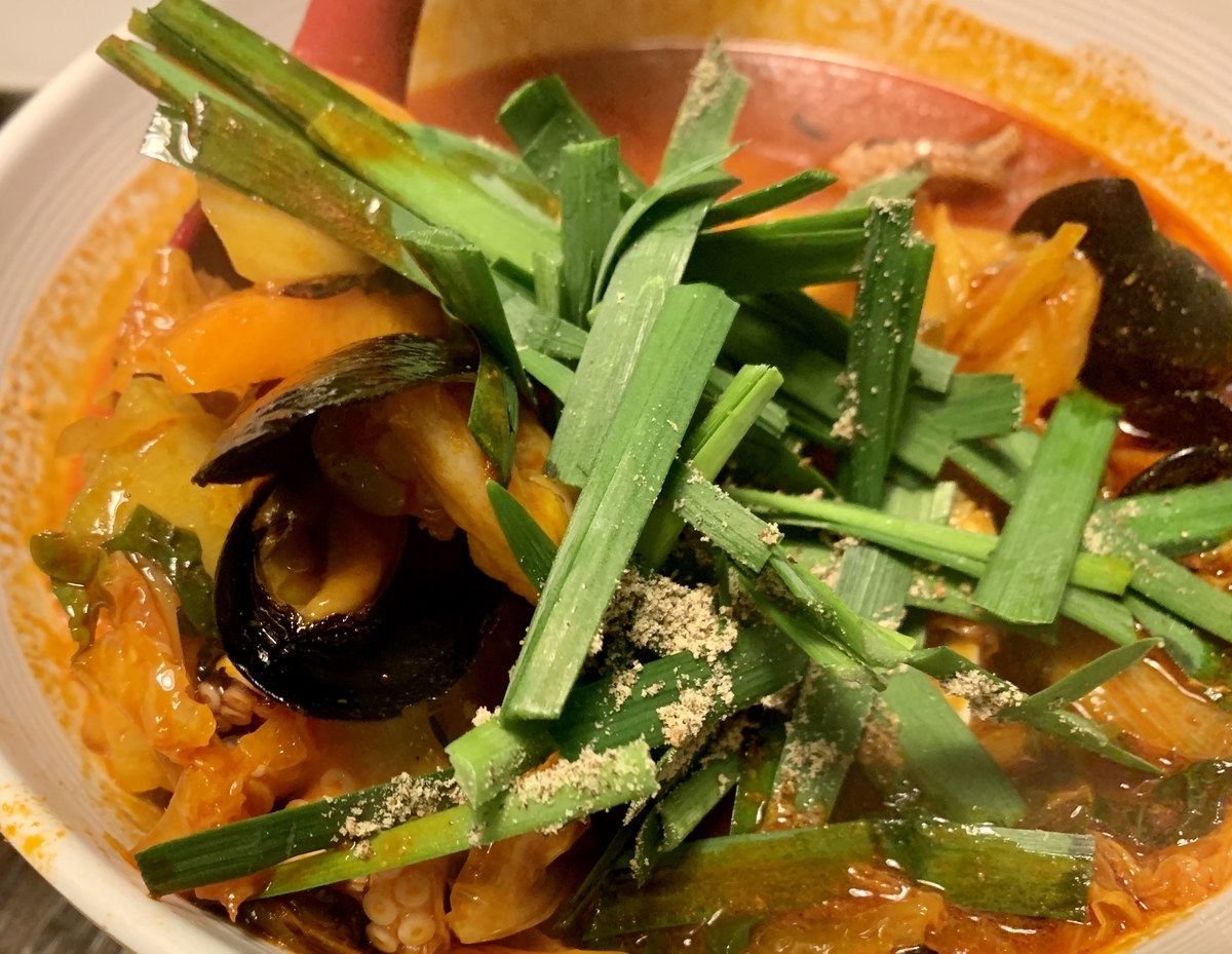 ホシギ2羽チキンのキョドンチャンポン