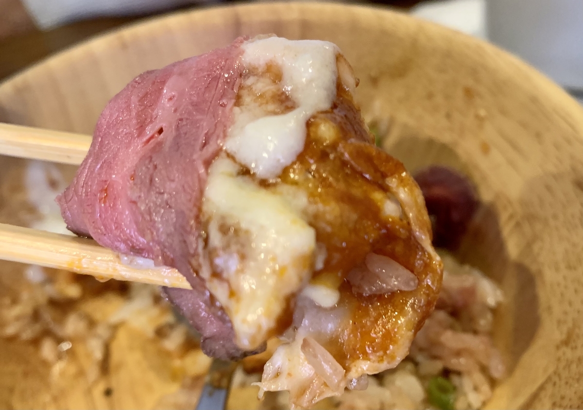 炭火焼きバル フォンターナ 大塚店のローストビーフ