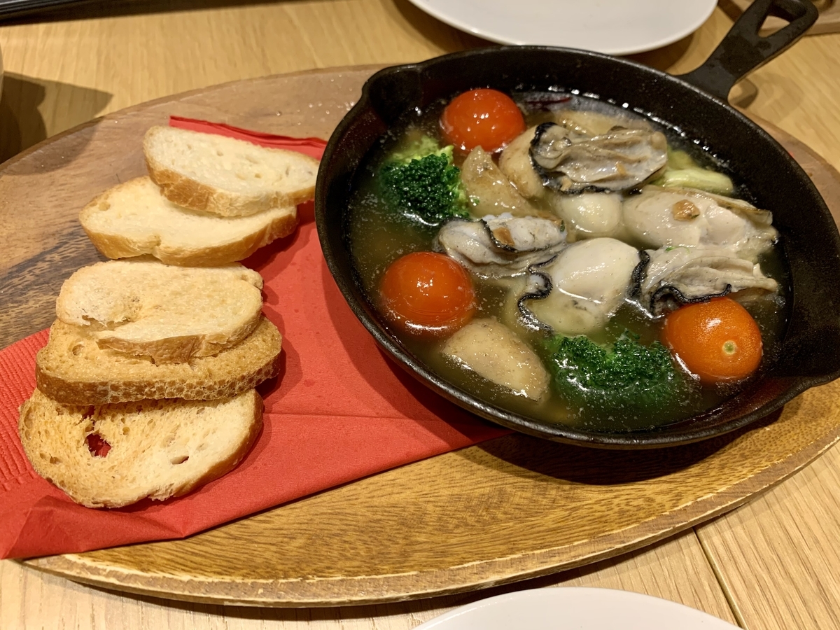 北斎麦酒醸造所のアヒージョ