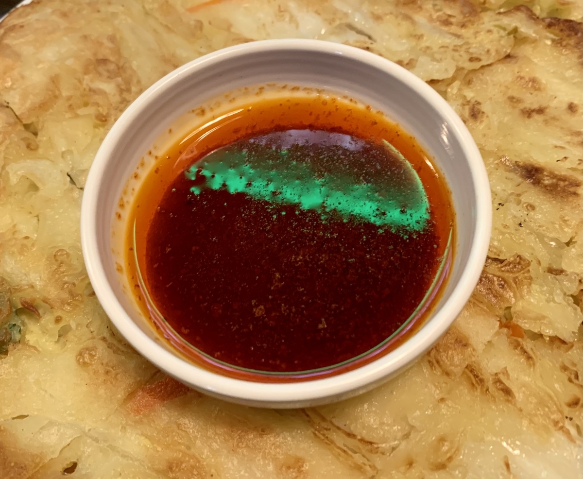 ホシギ2羽チキン　2号店の白菜チヂミ