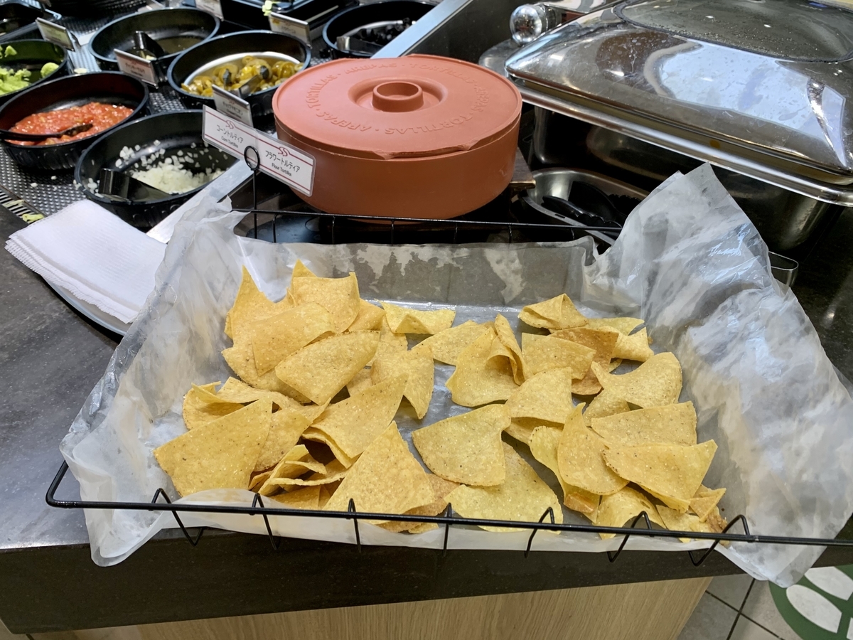 シズラー(Sizzler) 大塚店のトルティーヤ