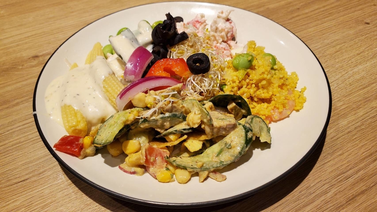 シズラーのサラダ