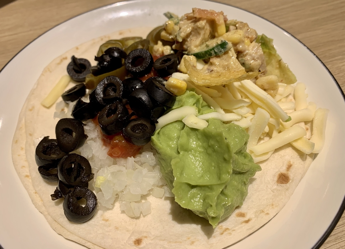 シズラーのソフトトルティーヤ