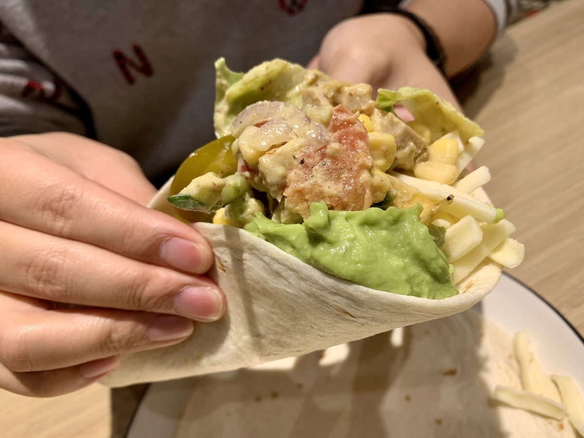 シズラーのソフトトルティーヤ