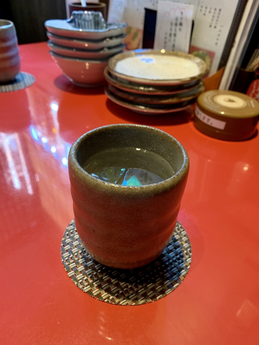 鍋と呑み処 左藤(さとう)総本店のお冷