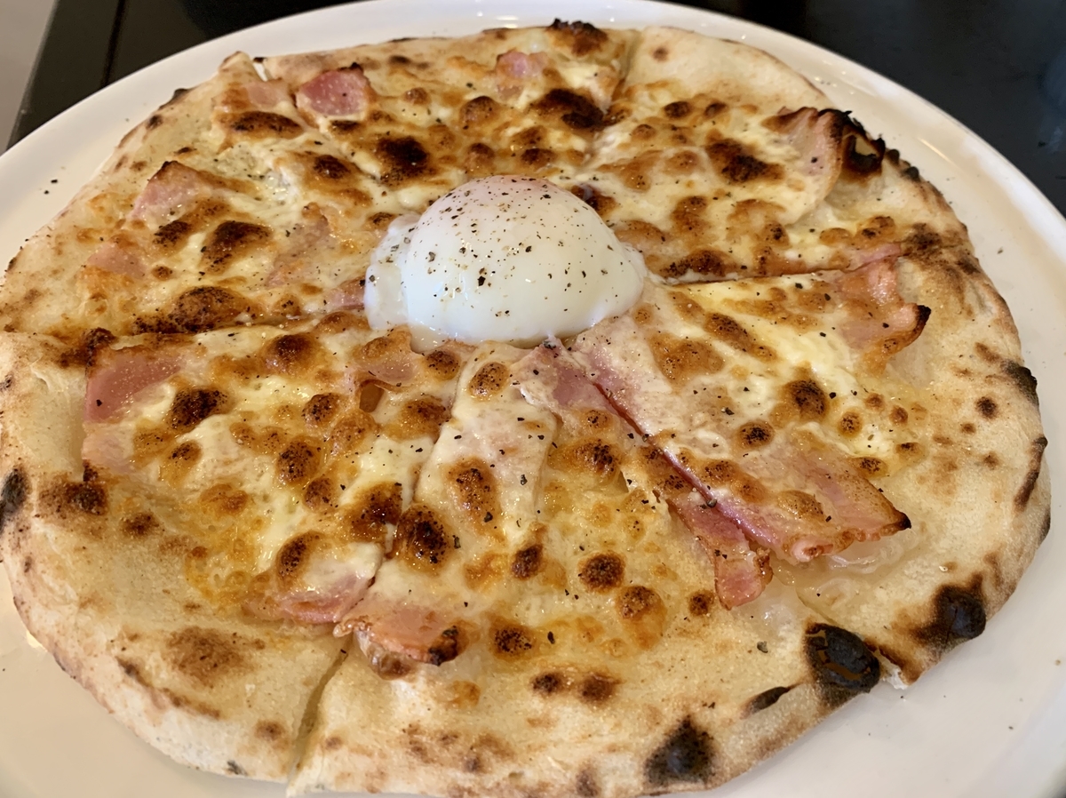 ハクサンピザ(HAKUSAN PIZZA) の半熟卵のビスマルク