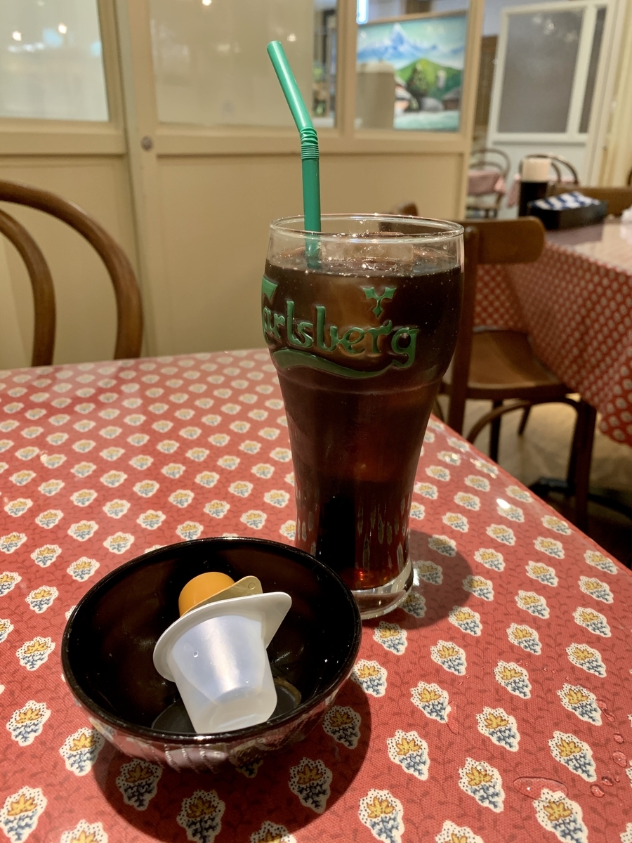 アジアンダイニング ダリマ 豊洲店のアイスコーヒー