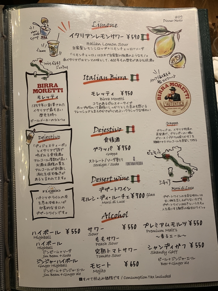  Italian Kitchen VANSAN 亀戸店 （バンサン） のメニュー