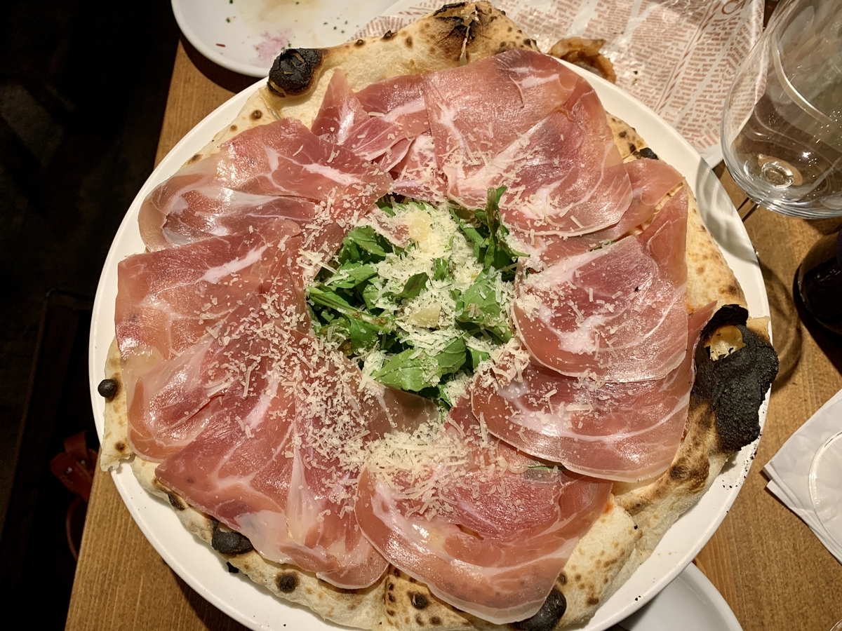 Italian Kitchen VANSAN 亀戸店 （バンサン）の生ハムピザ