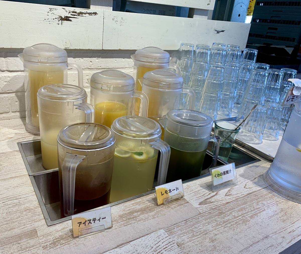 ぱすてる錦糸町のドリンクバー