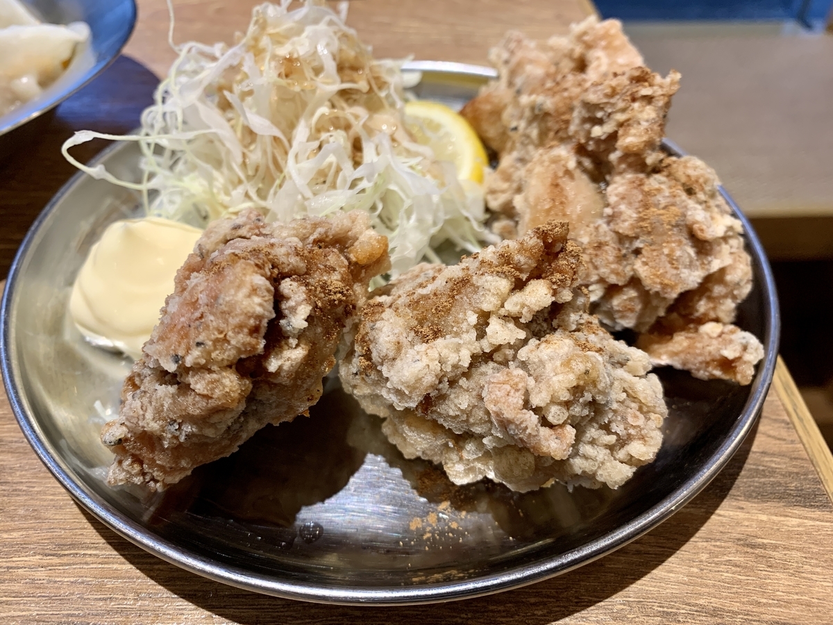 焼売酒場いしい 博多店の夜市の台湾唐揚げ