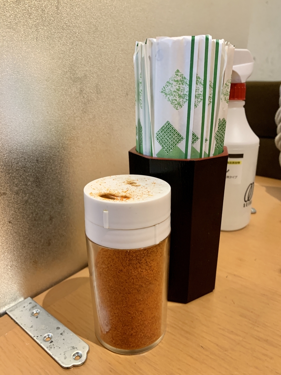 大地のうどんの店内