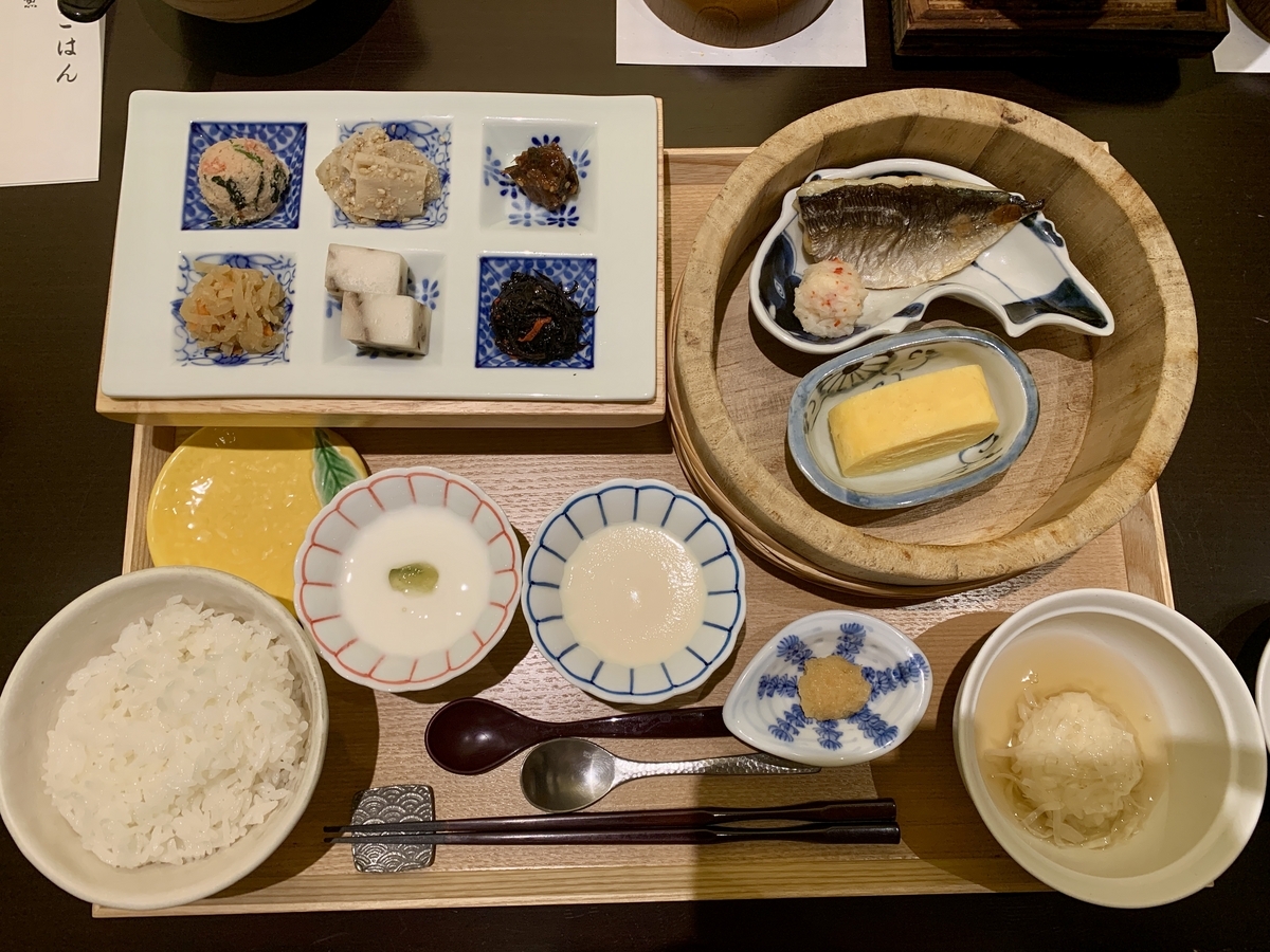 界（かい）山口長門の桶盛り朝食