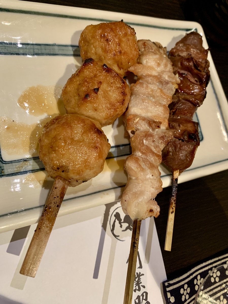 京橋 都鳥の串物