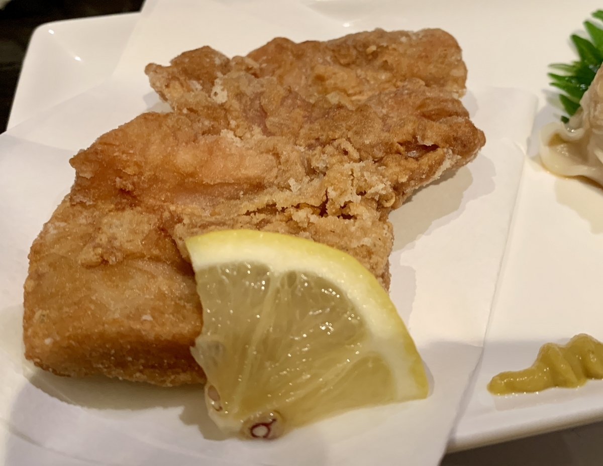 京橋 都鳥の伝統の鳥の唐揚げ