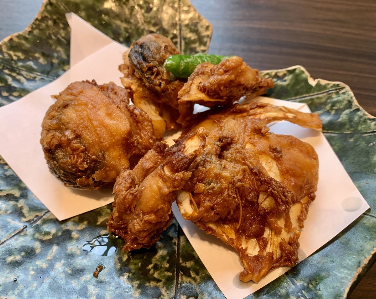 久留米 惣吉のふぐのから揚げ