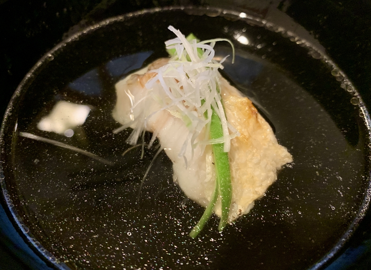 原鶴の舞の甘鯛吸い物