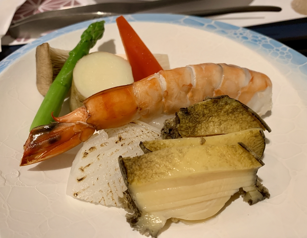 原鶴の舞の海鮮焼き