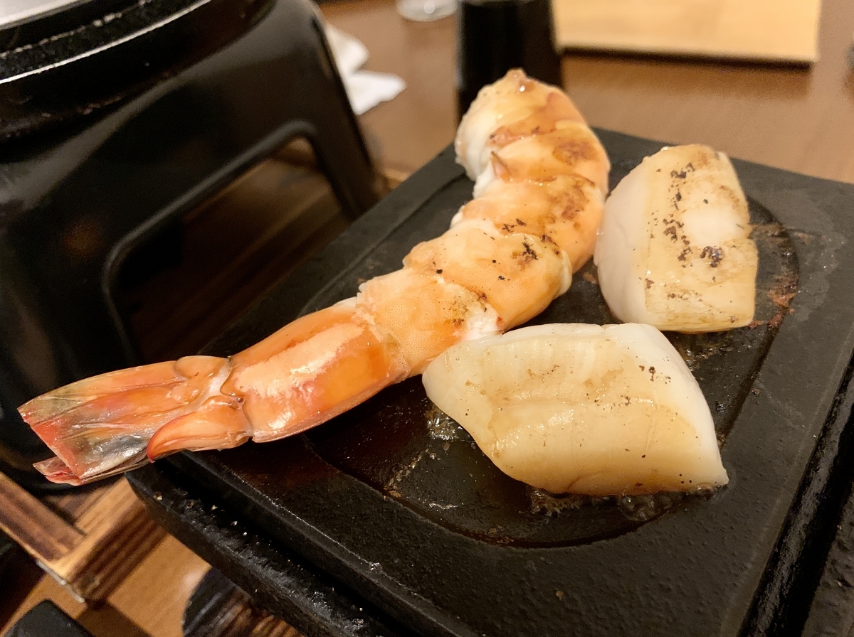 原鶴の舞の海鮮焼き