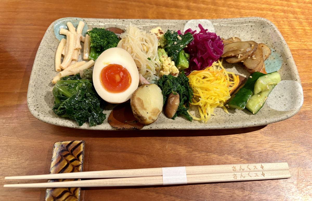 広尾さんくスのランチ