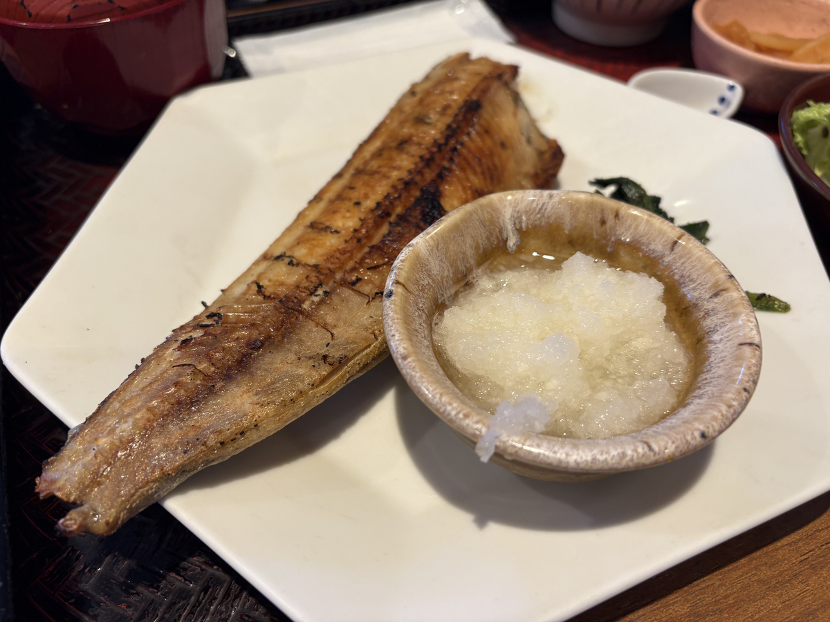  大戸屋 巣鴨店のしまほっけの炭火焼き