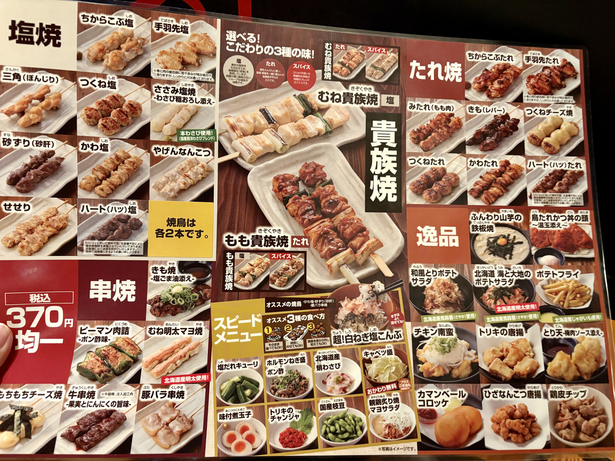 鳥貴族 コスパ