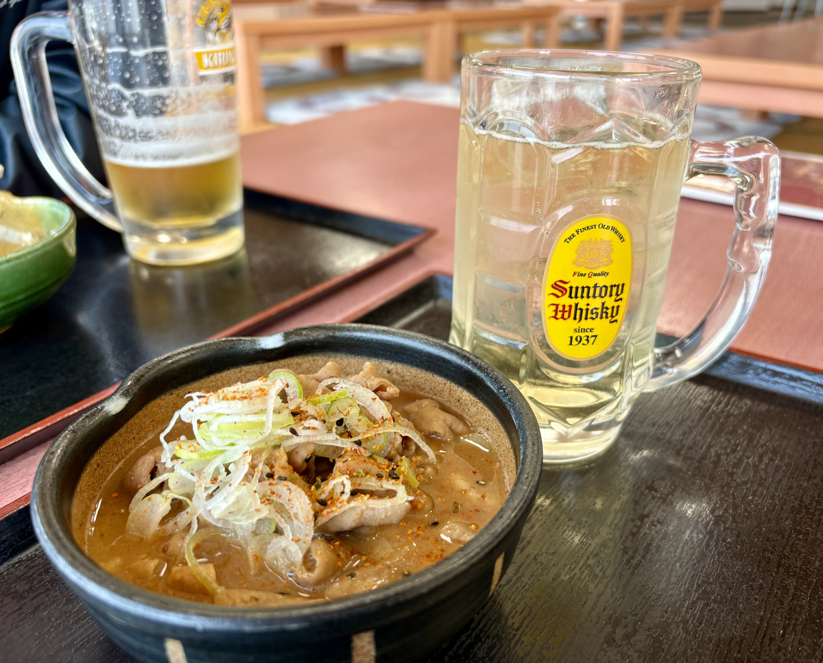 あそう温泉 白帆の湯のハイボールとビール