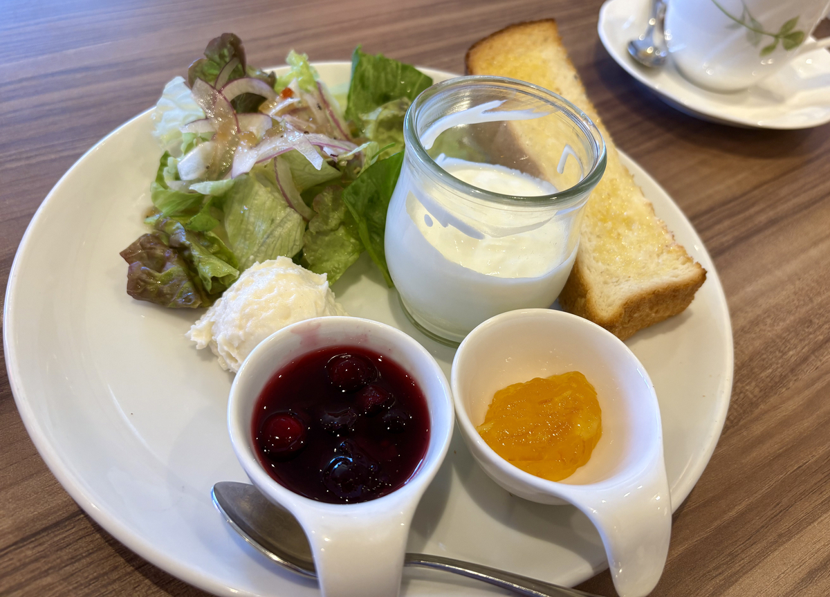 高倉町珈琲 茨城神栖店のヨーグルトモーニング