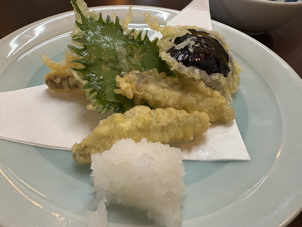 安兵衛のアユの稚魚の天ぷら