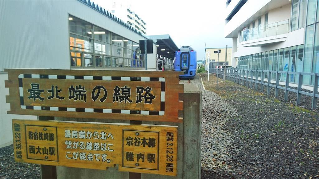 日本最北端の線路