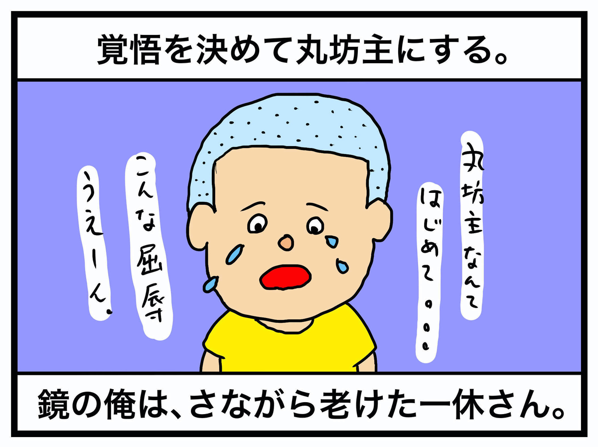 老けた一休さんになる