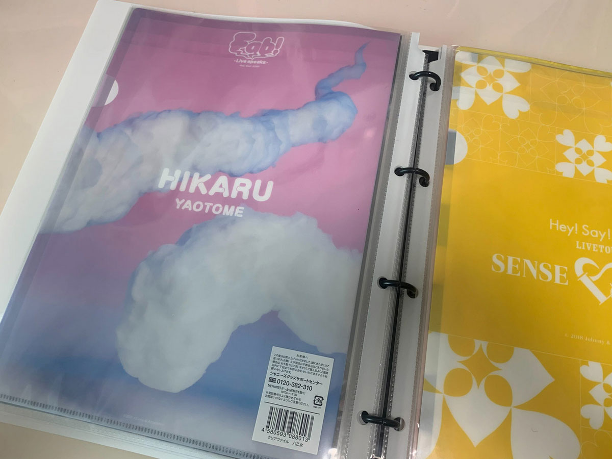 クリアファイルの収納