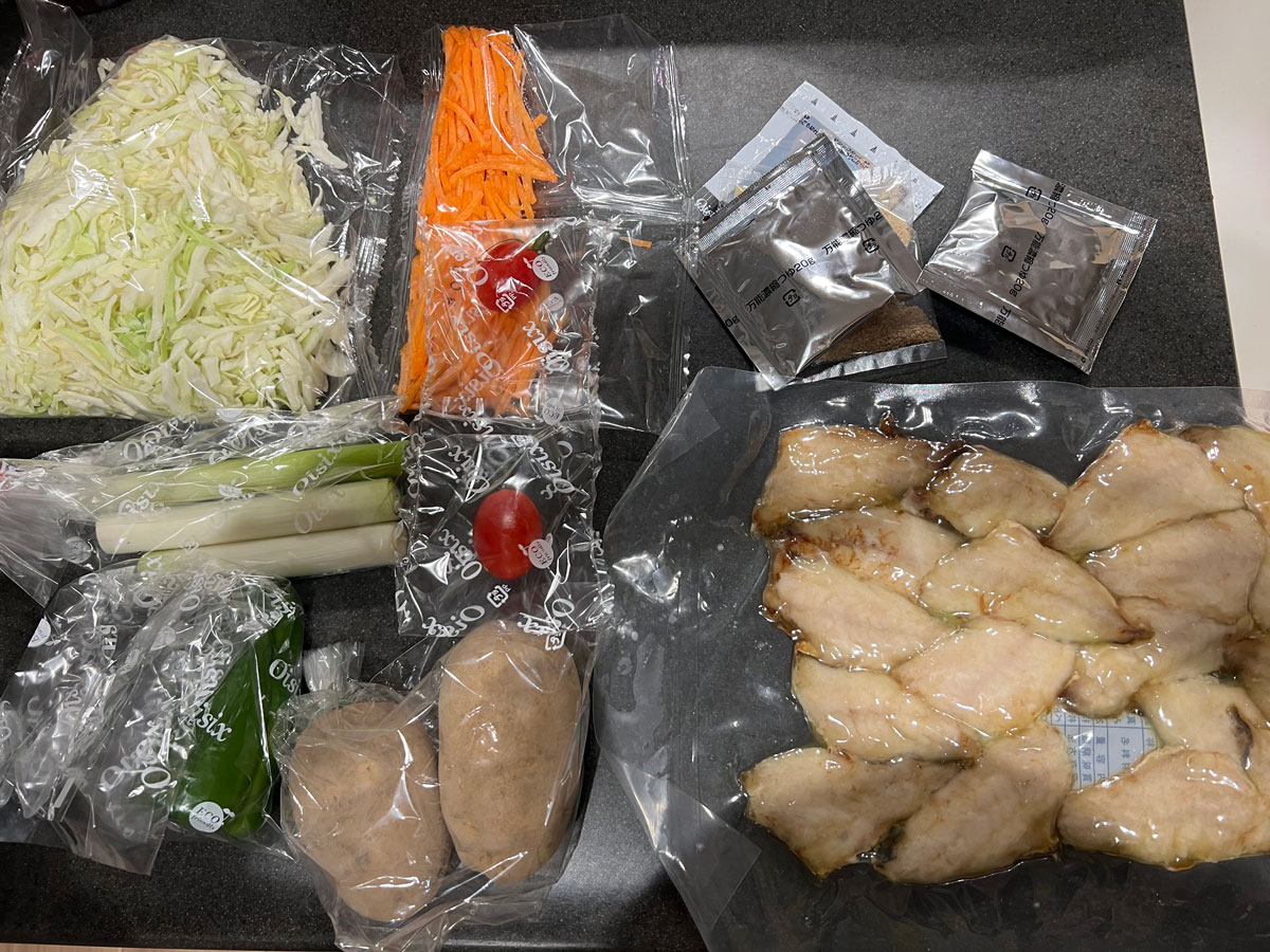 揚げ済みあじの香味オイスターがけ