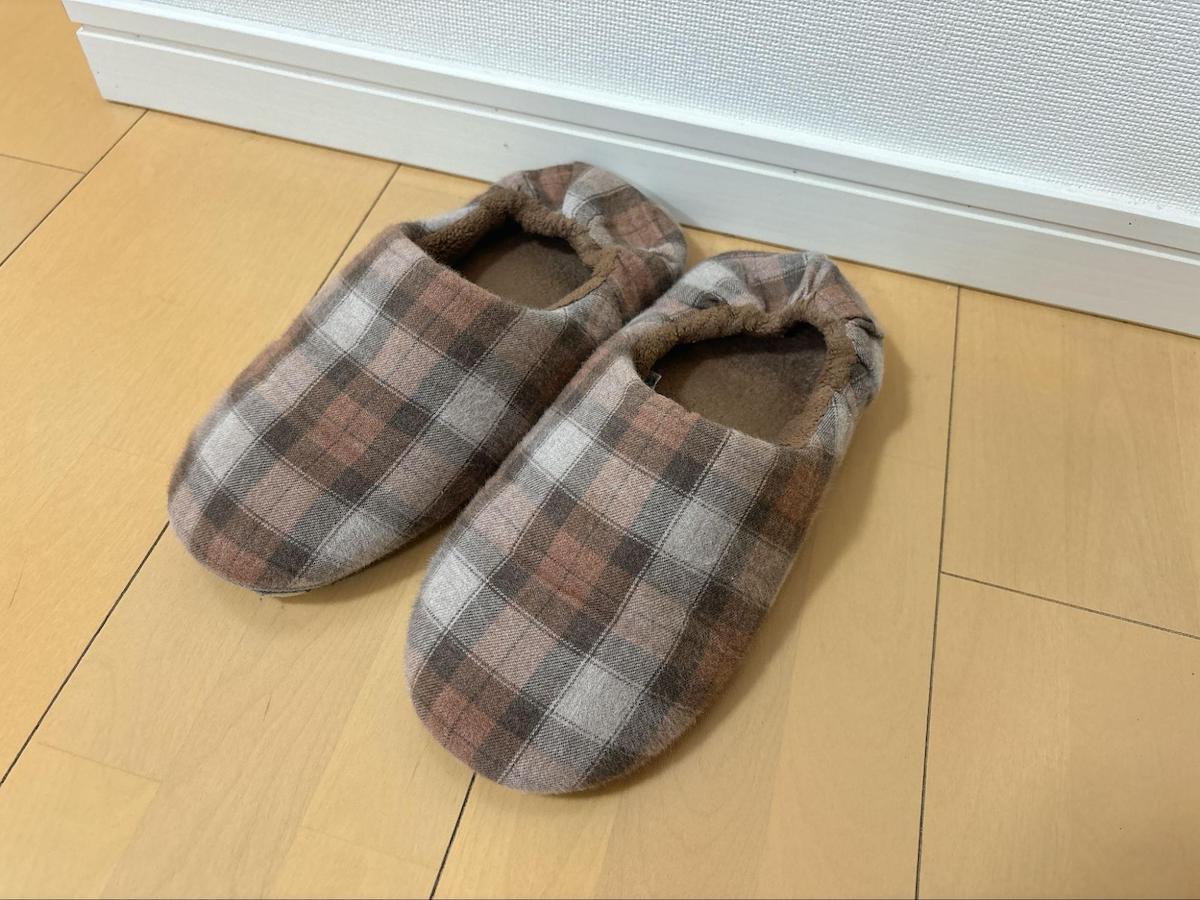 無印良品のルームシューズ