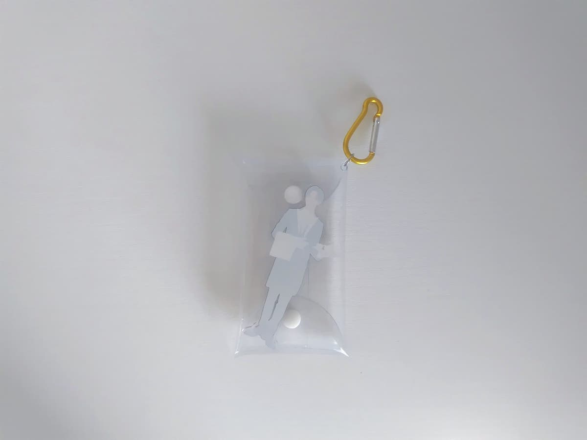 ダイソー カラビナ付アクスタケース