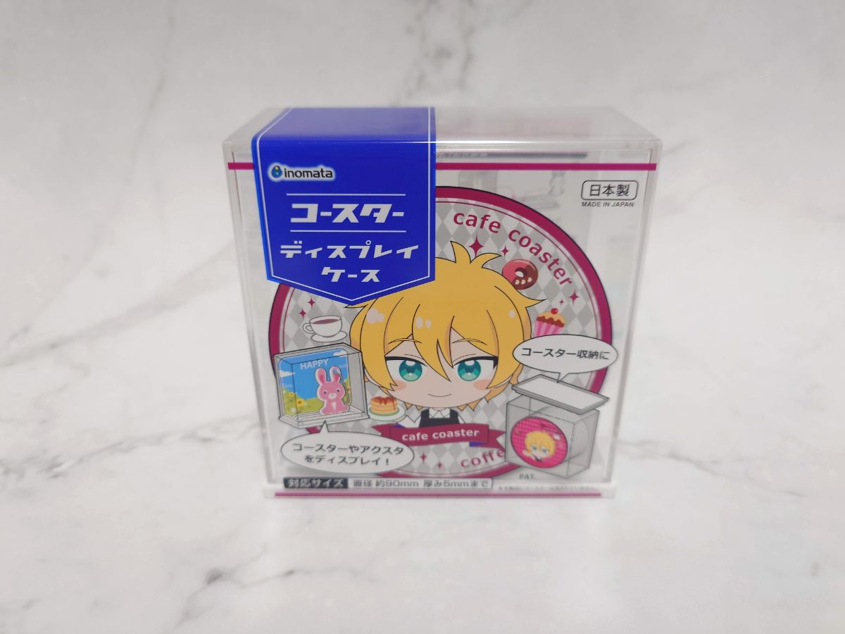 ダイソー　コースターディスプレイケースの画像