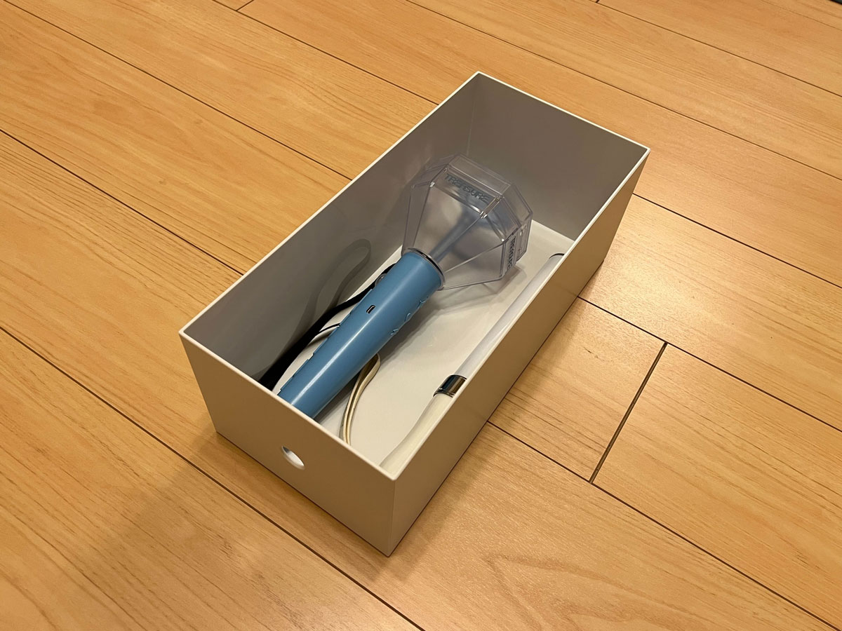 無印良品のペンライト収納