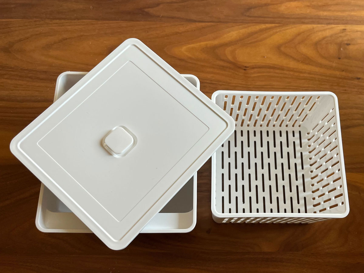 パーツは全て分解して洗うことができます。電子レンジ、食洗機、冷凍庫対応