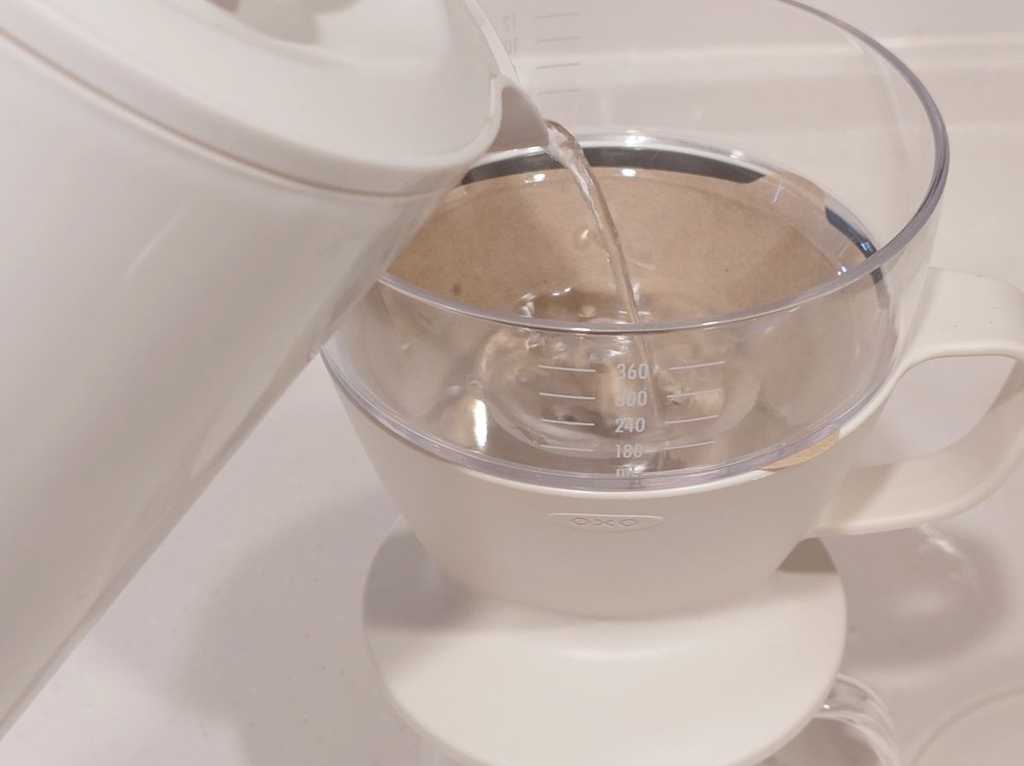 OXOオートドリップコーヒーメーカーの使い方画像