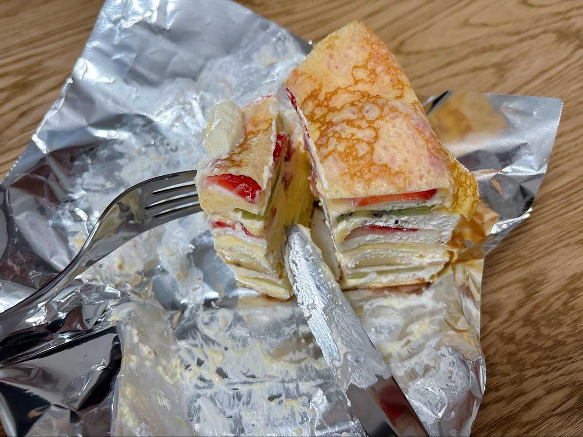 ハーブスのミルクレープ