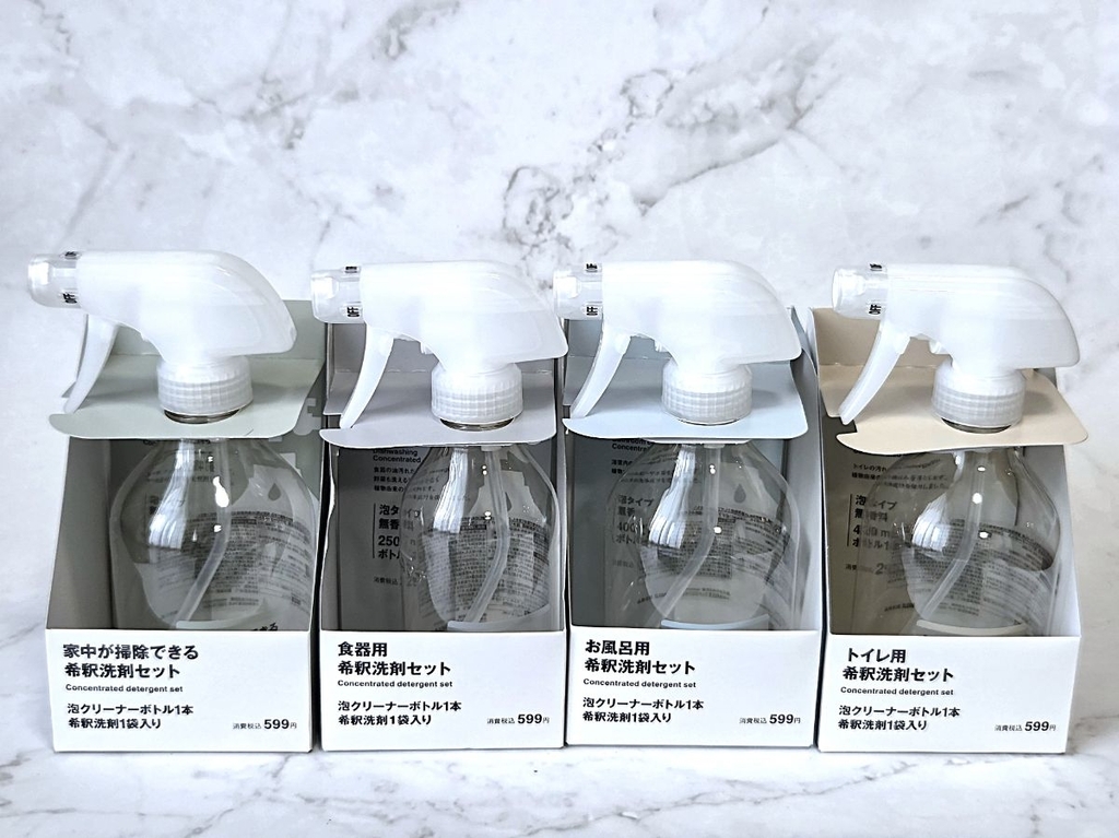 無印良品希釈洗剤セットの商品画像