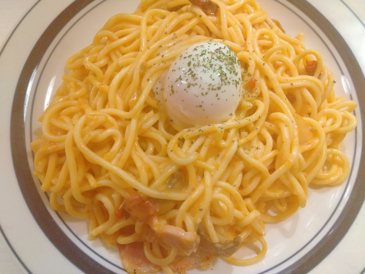 爆辛スパゲッティ専門店青とうがらしでレッドカルボナーラを食べた感想 早い 安い ボリューム満点のコスパに優れる良いお店ね それなぁんの食べ歩きで難病アトピー性脊髄炎に抗うブログ Atopic Transverse Myelitis Intractable Disease Blog