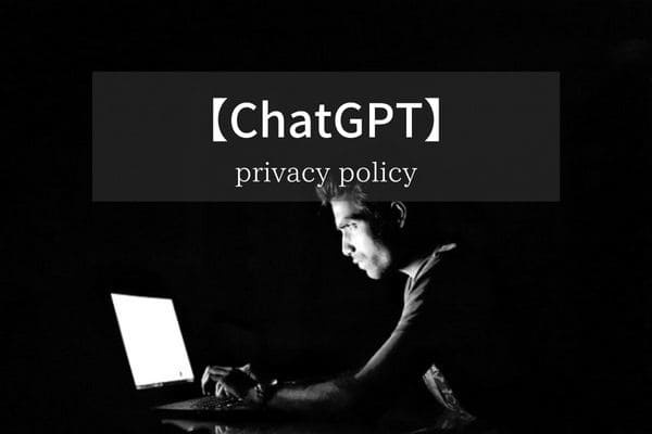 ChatGPT privacy policy