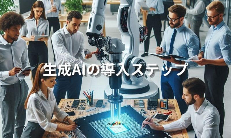 生成AIの導入ステップ