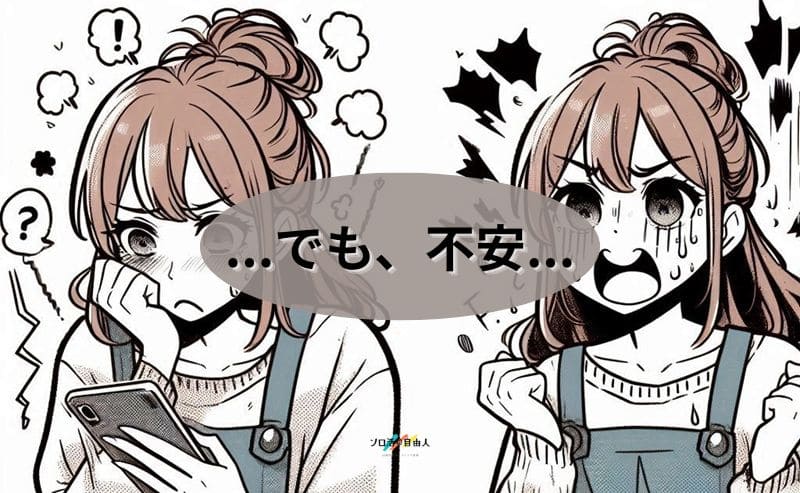 でも、不安...